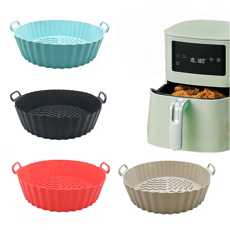 Bacia de Silicone para Air Fryer