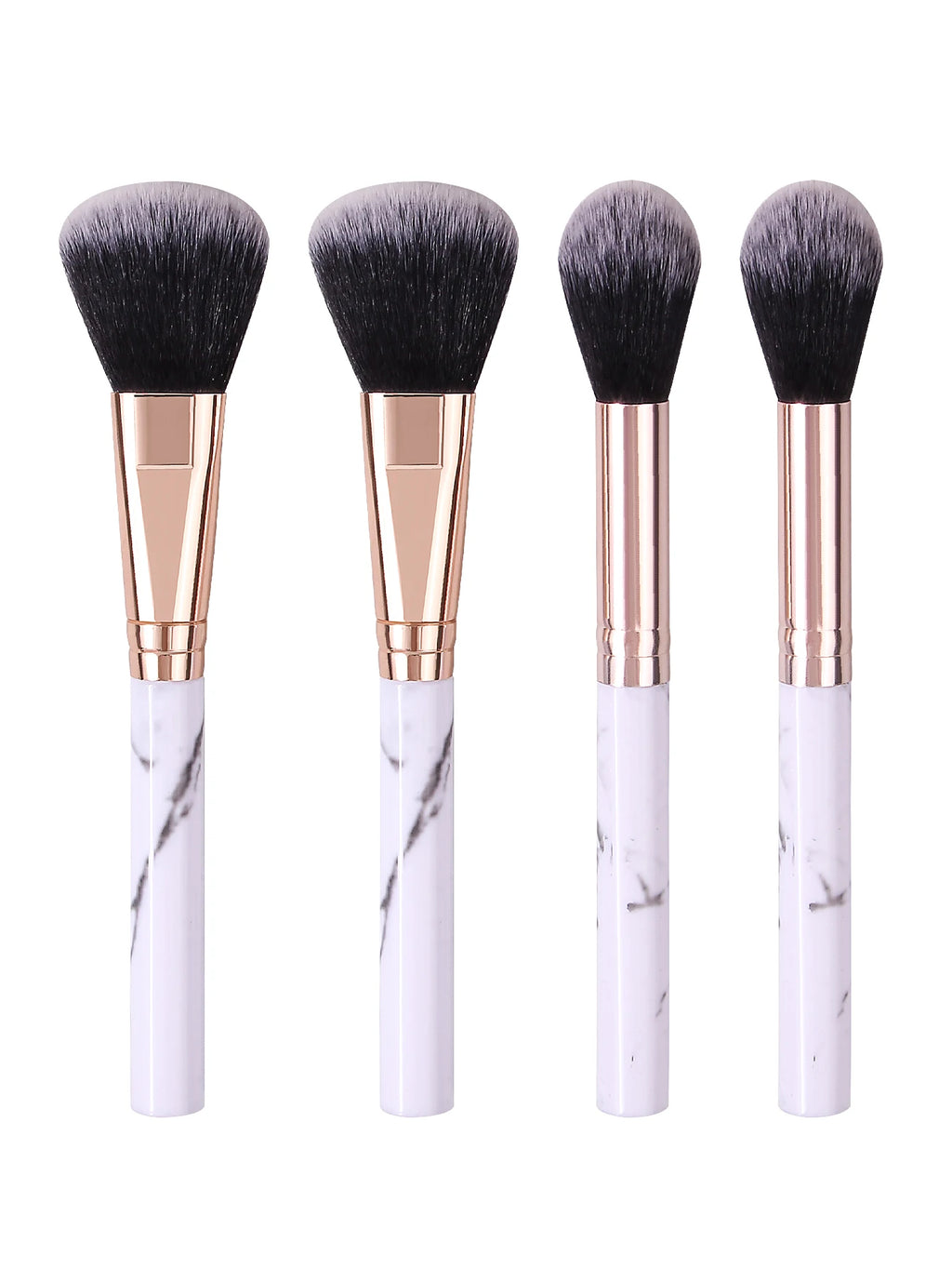 Kit 4 pincéis de maquiagem