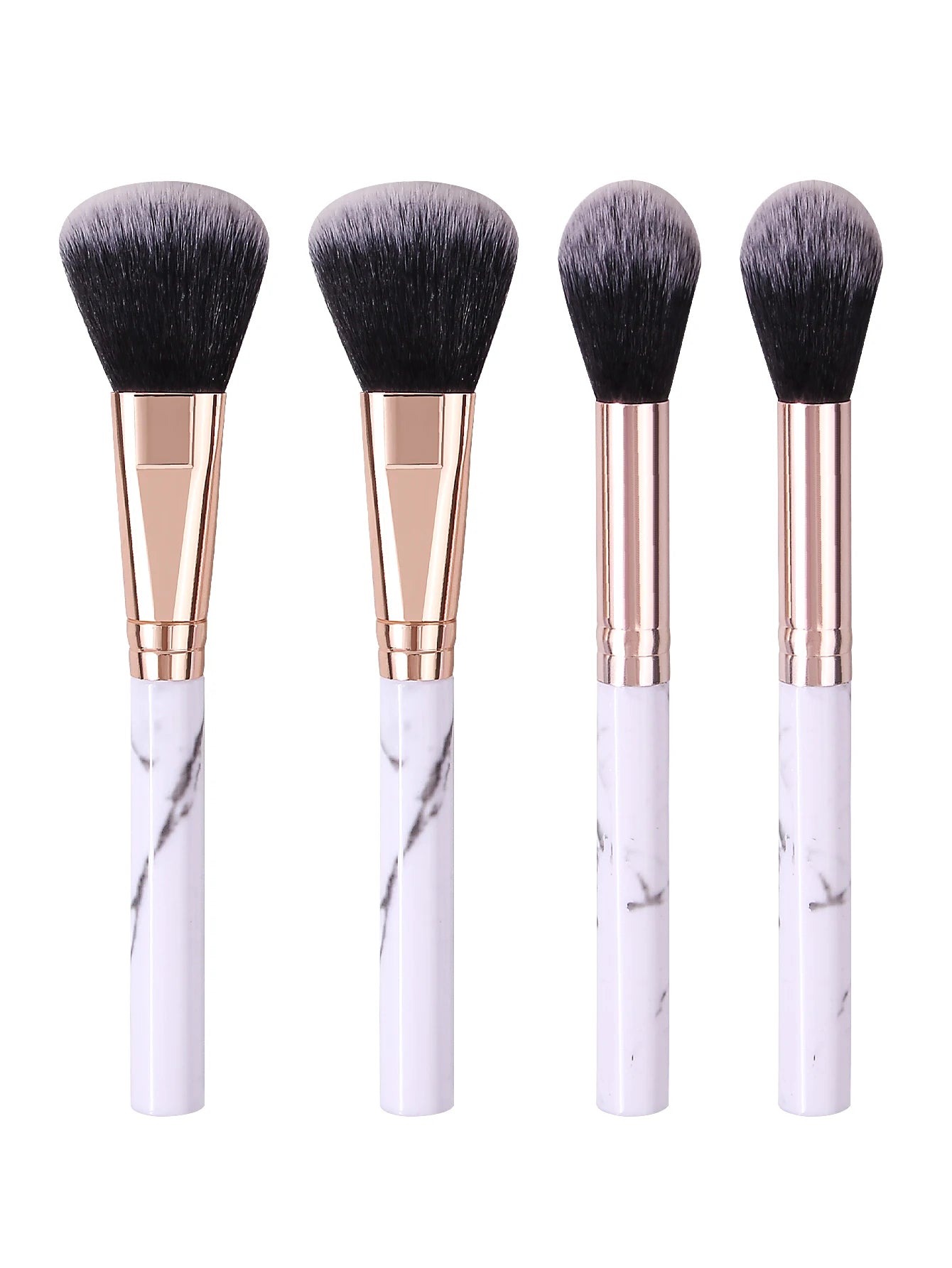 Kit 4 pincéis de maquiagem