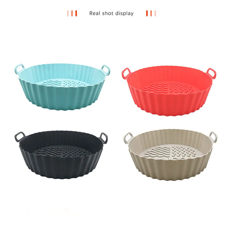 Bacia de Silicone para Air Fryer