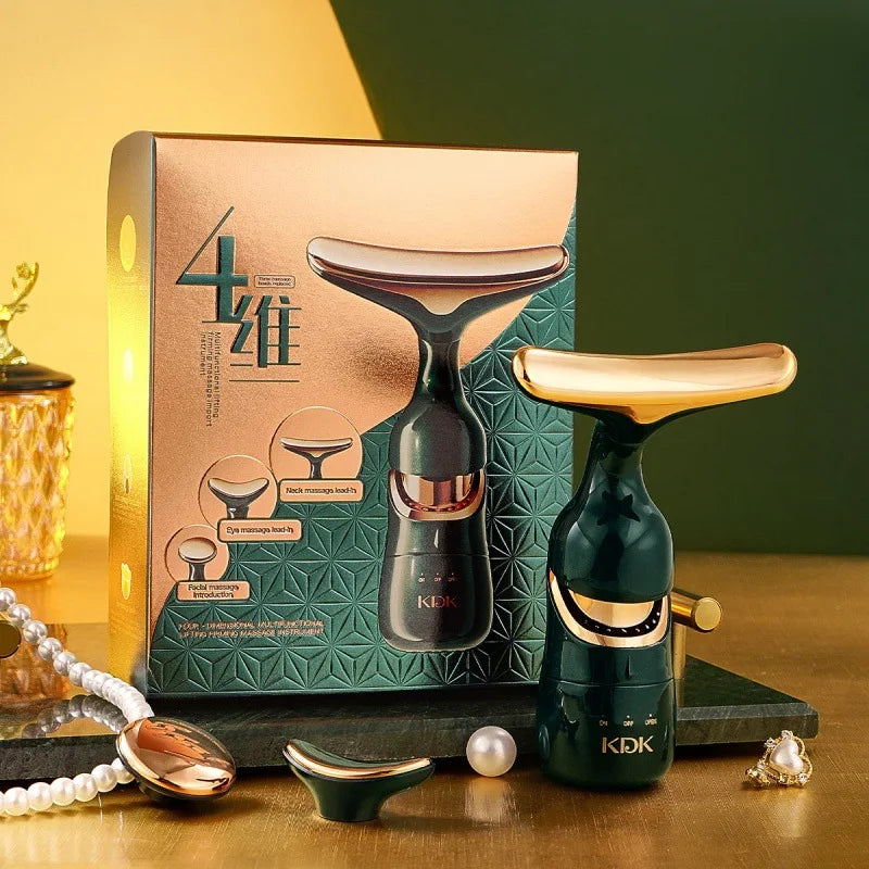 Massageador Facial e de Pescoço 3 em 1