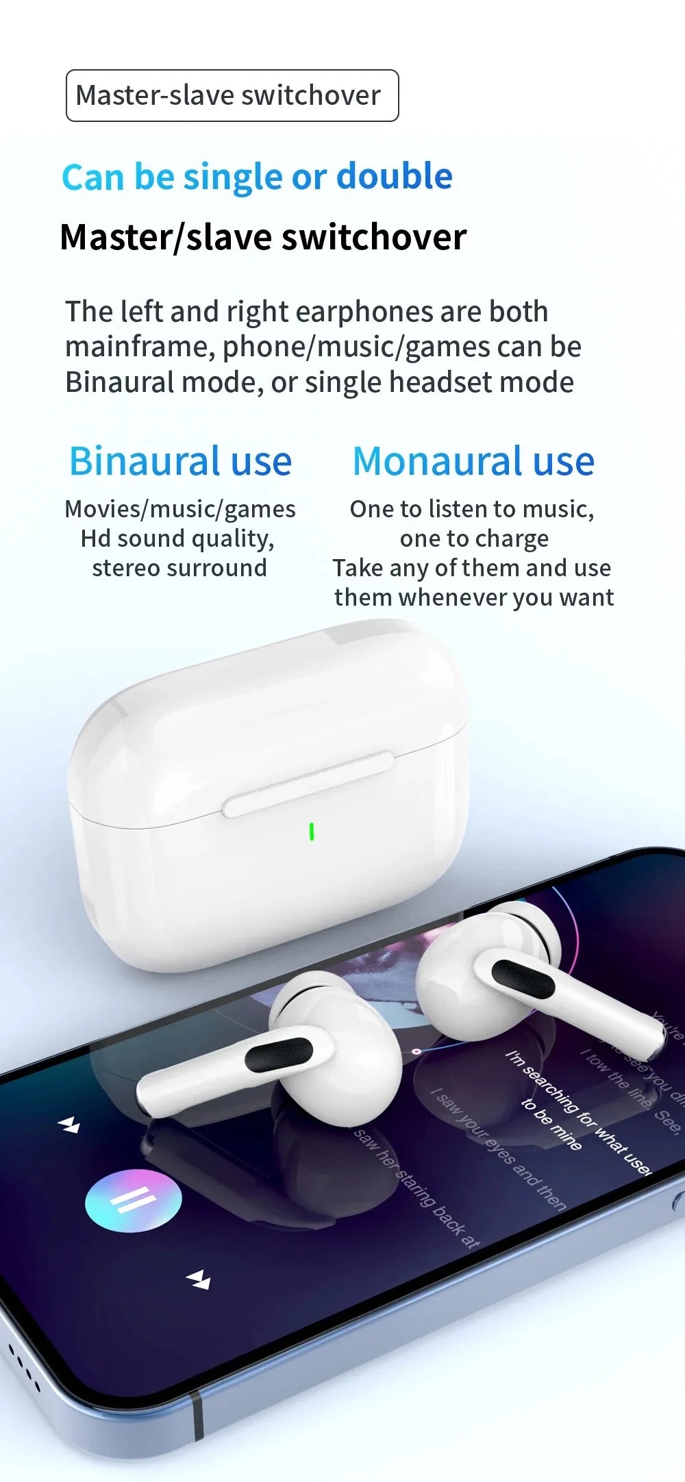 Air Pro True Wireless Bluetooth