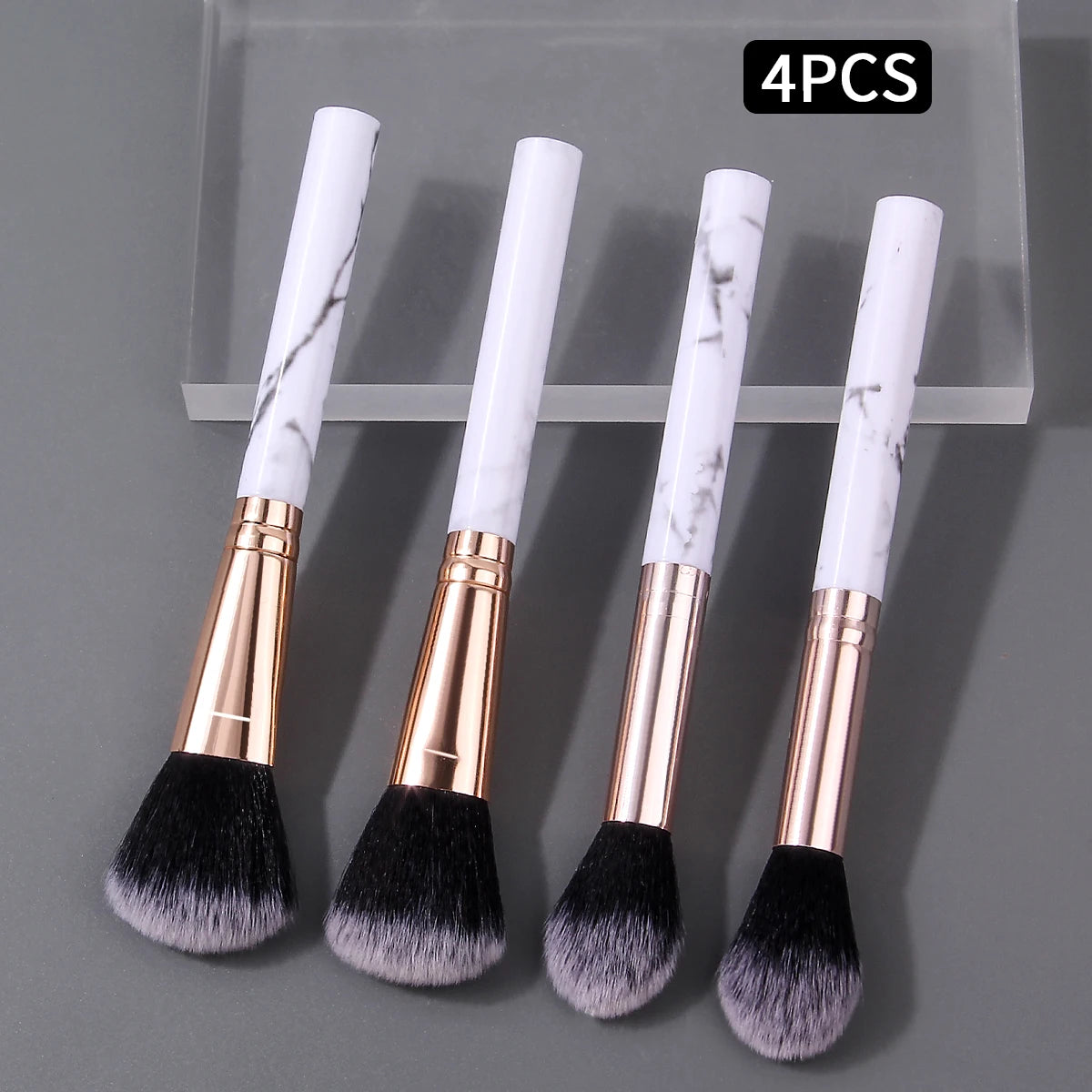 Kit 4 pincéis de maquiagem